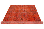 5x8 Red and Black Modern Contemporary Rug