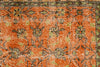 6x9 Orange and Ivory Modern Contemporary Rug