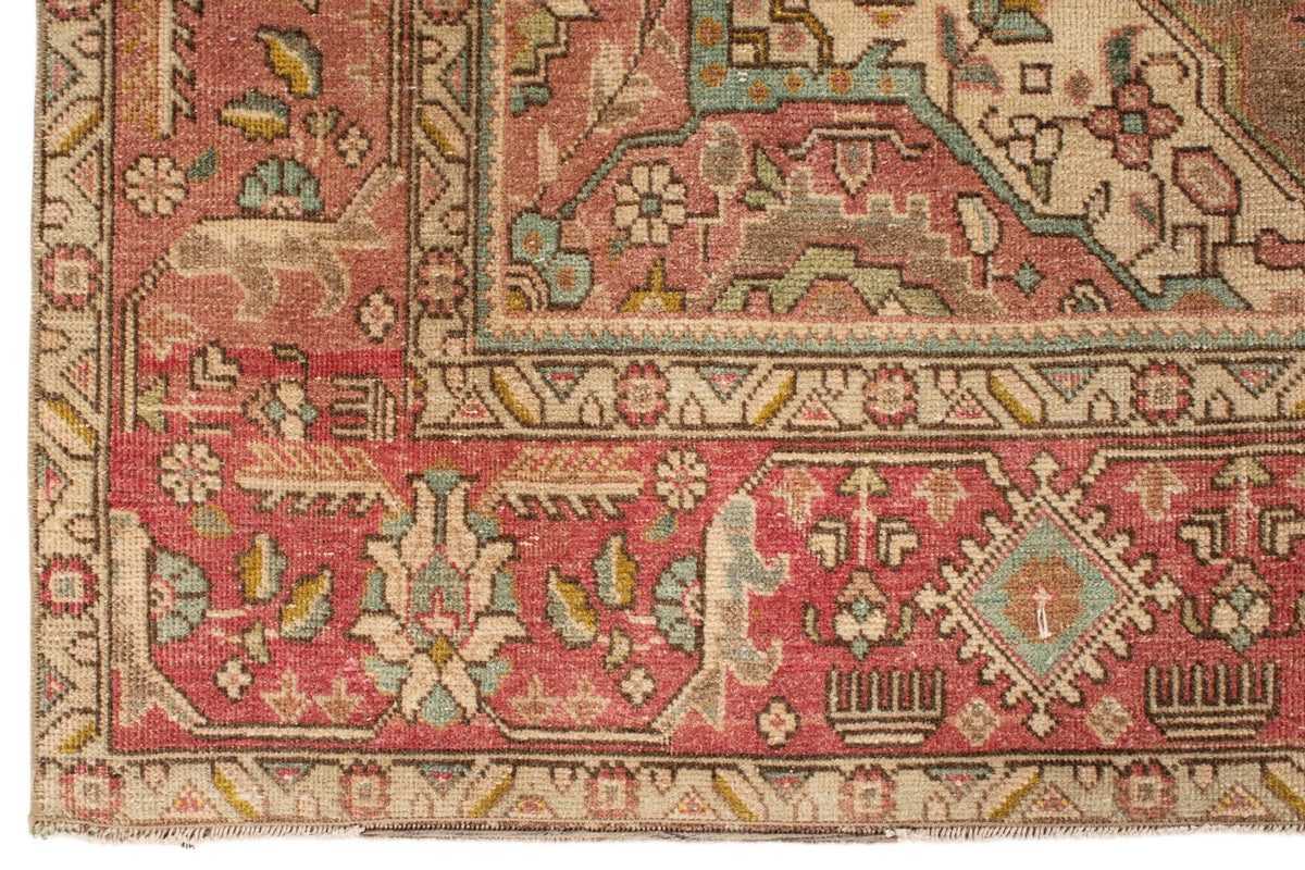 6x9 Brown and Pink Modern Contemporary Rug