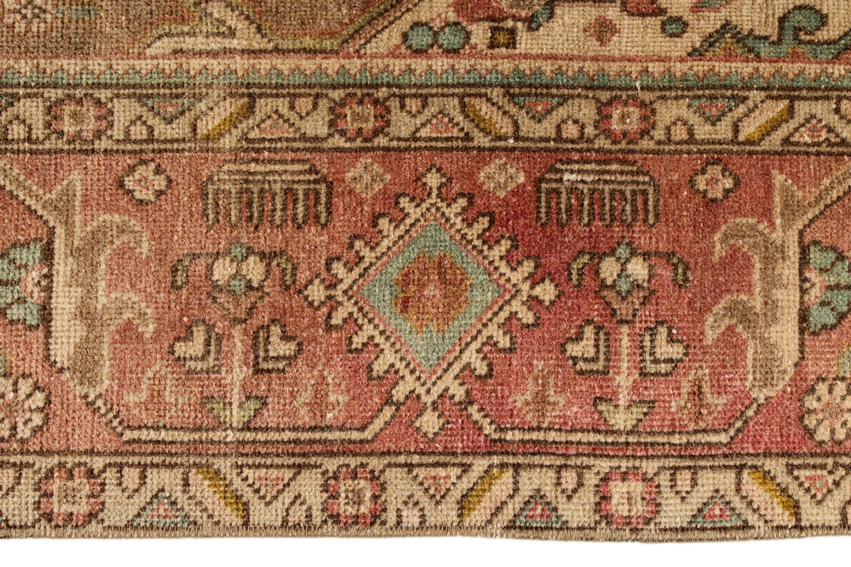 6x9 Brown and Pink Modern Contemporary Rug