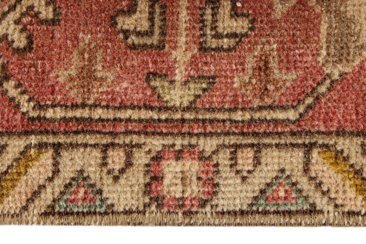 6x9 Brown and Pink Modern Contemporary Rug