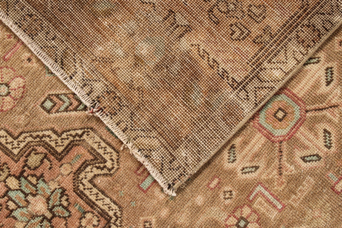 6x9 Brown and Pink Modern Contemporary Rug