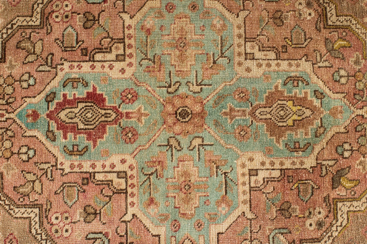 6x9 Brown and Pink Modern Contemporary Rug