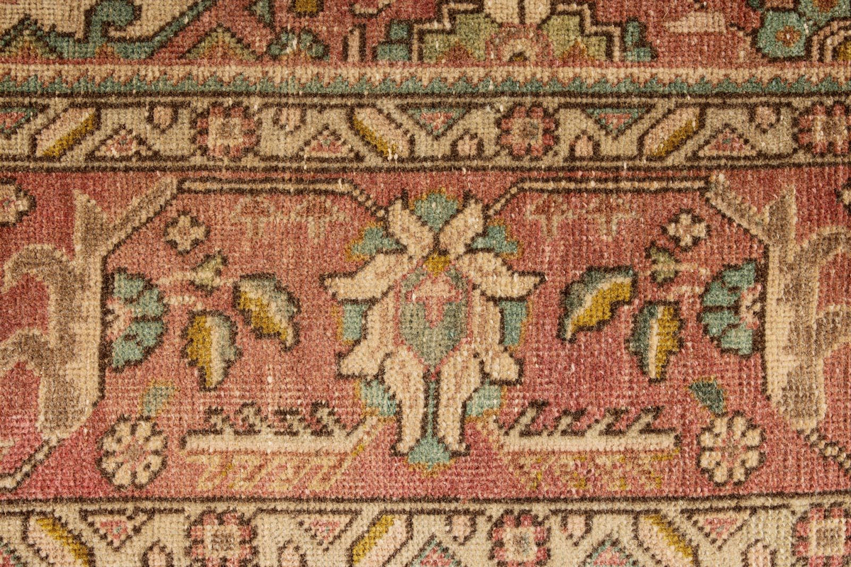 6x9 Brown and Pink Modern Contemporary Rug