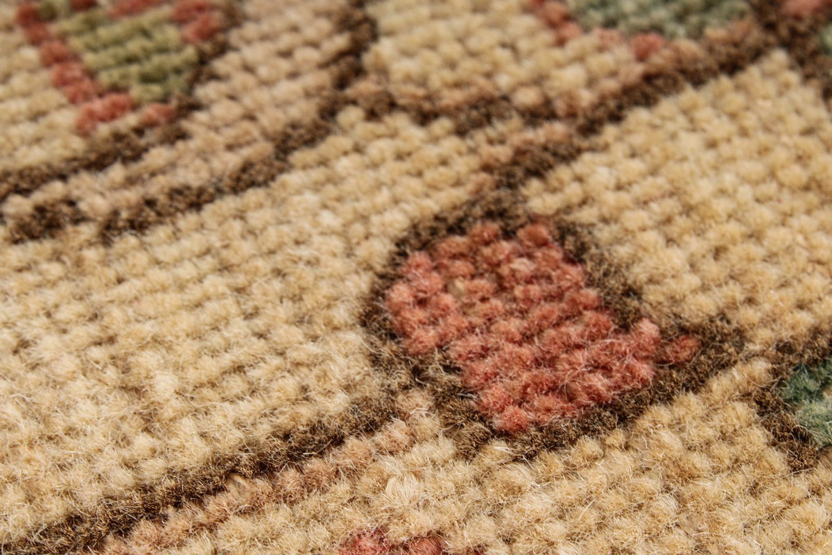 6x9 Brown and Pink Modern Contemporary Rug