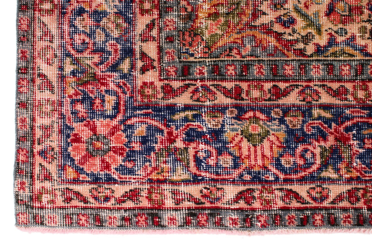 6x10 Red and Navy Modern Contemporary Rug