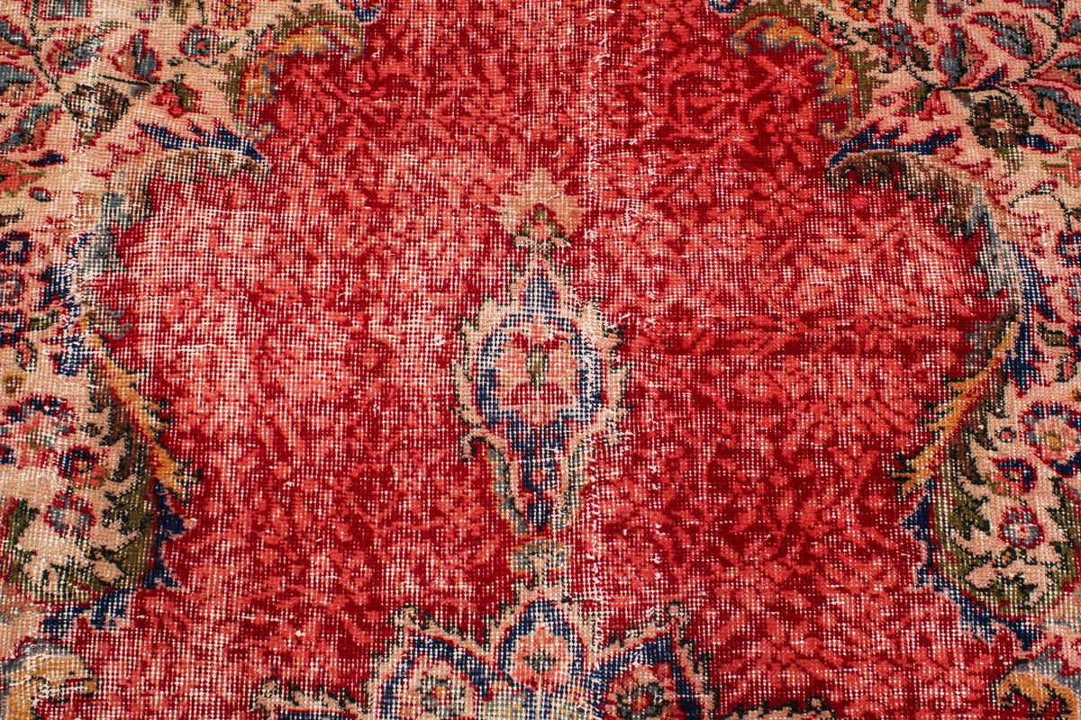 6x10 Red and Navy Modern Contemporary Rug