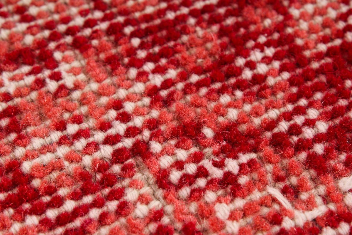 6x10 Red and Navy Modern Contemporary Rug
