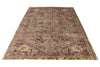 6x9 Ivory and Brown Modern Contemporary Rug