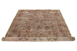 6x9 Ivory and Brown Modern Contemporary Rug