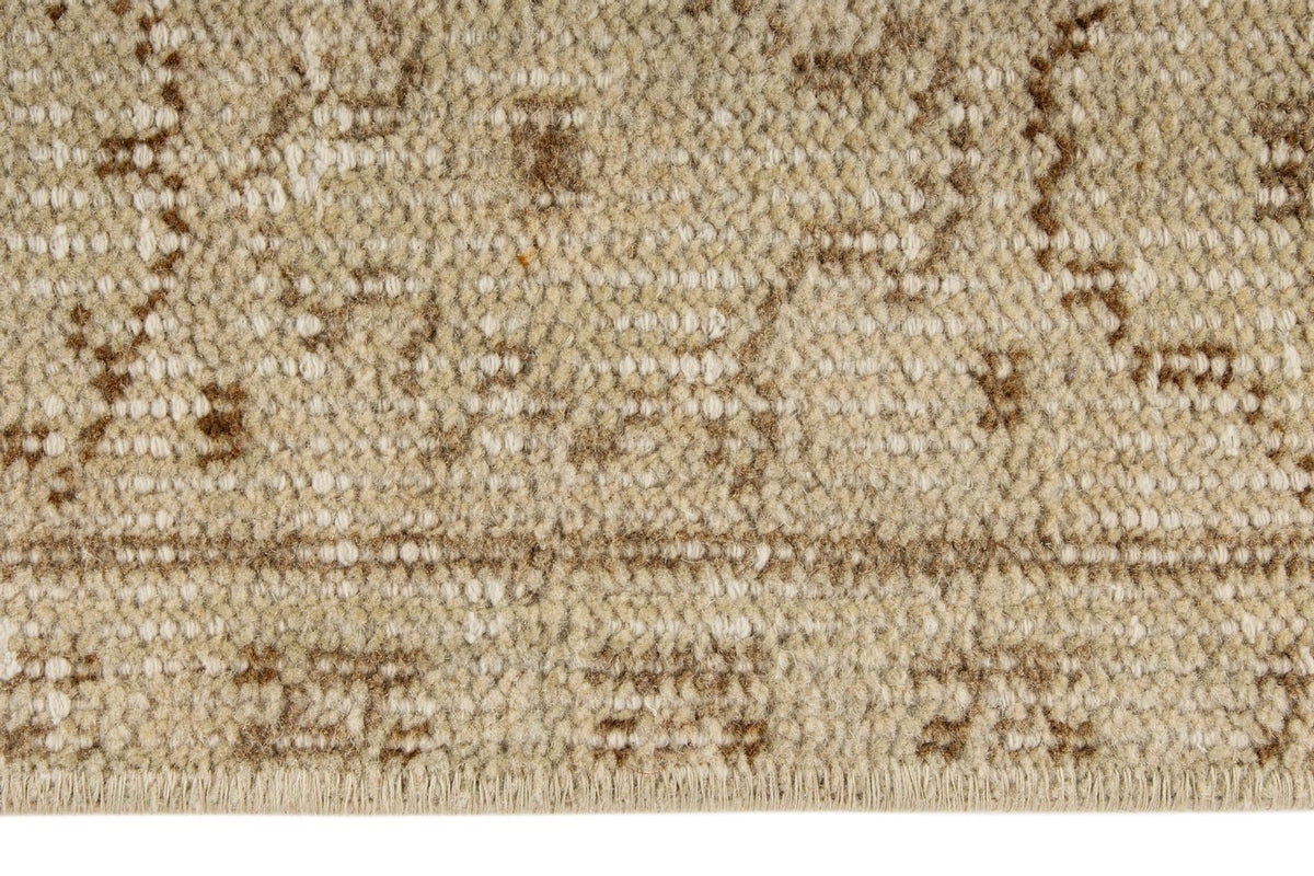 5x9 Beige and Brown Modern Contemporary Rug