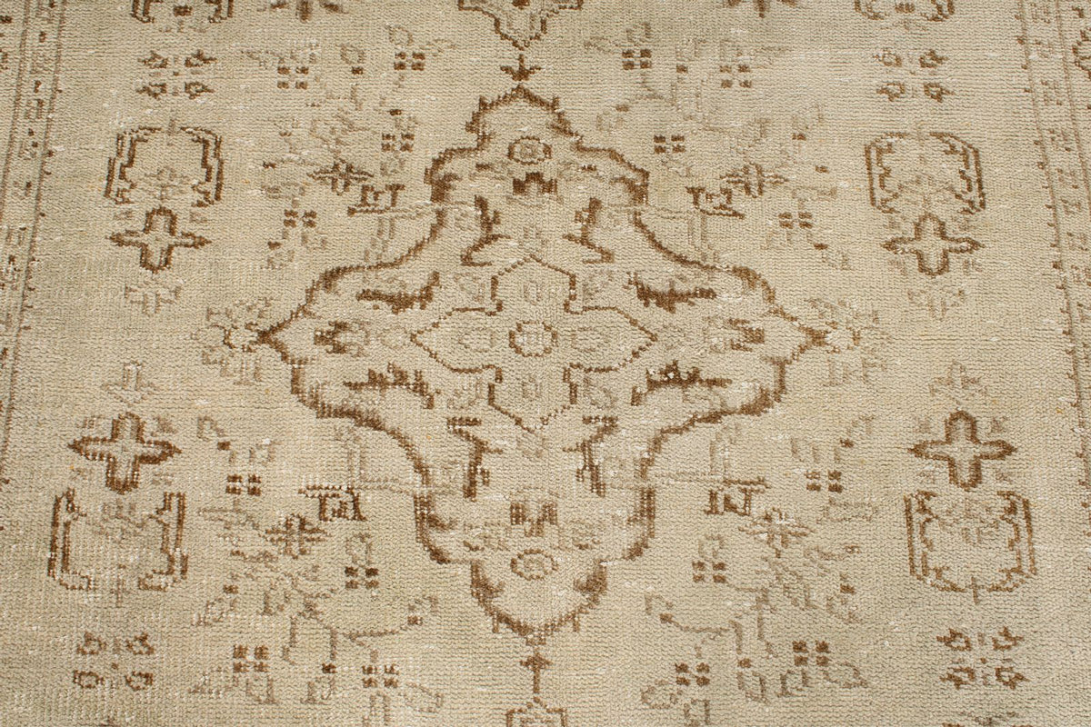 5x9 Beige and Brown Modern Contemporary Rug