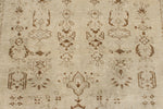 5x9 Beige and Brown Modern Contemporary Rug