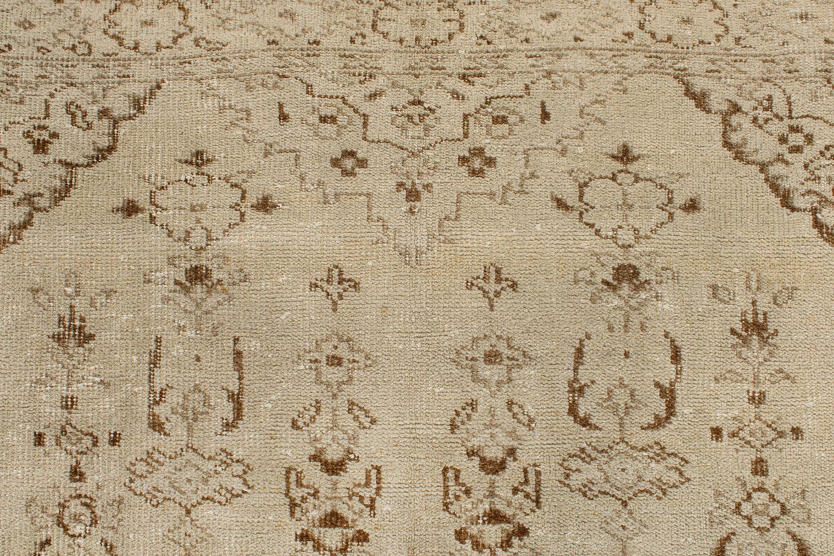 5x9 Beige and Brown Modern Contemporary Rug