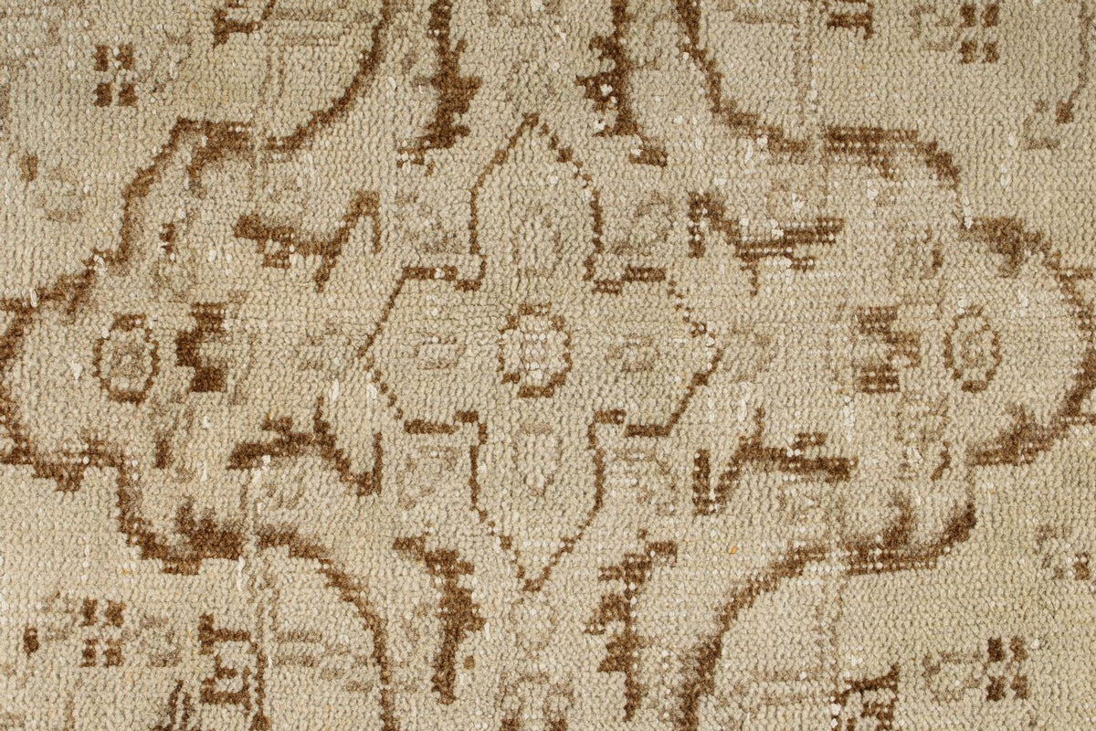 5x9 Beige and Brown Modern Contemporary Rug