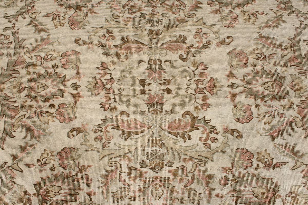 6x10 Beige and Ivory Modern Contemporary Rug