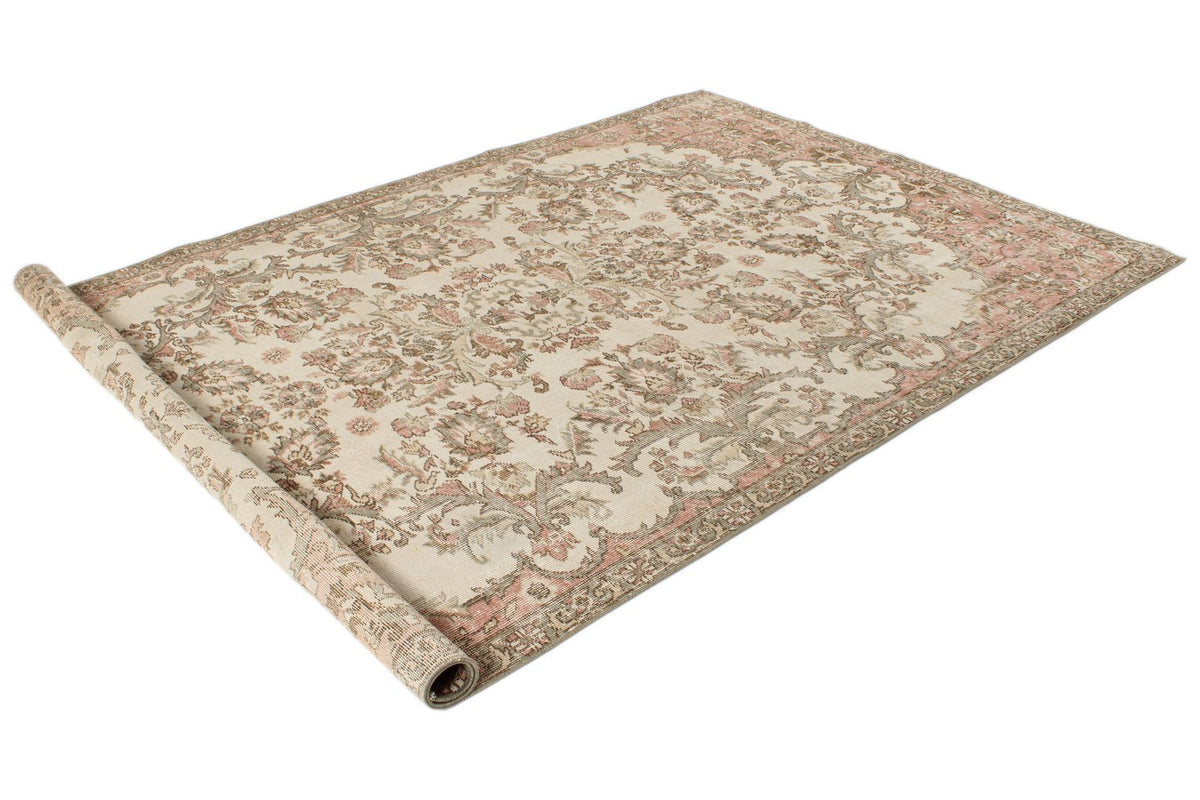 6x10 Beige and Ivory Modern Contemporary Rug