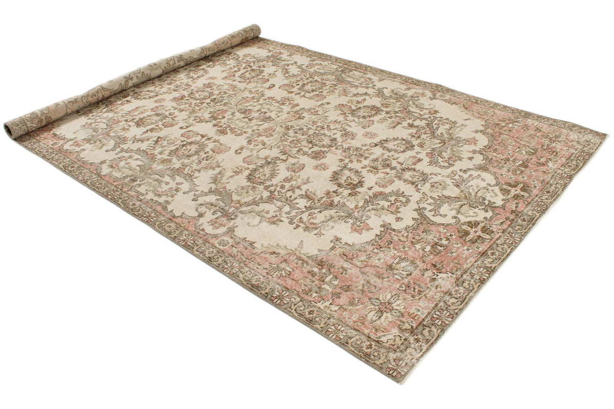 6x10 Beige and Ivory Modern Contemporary Rug