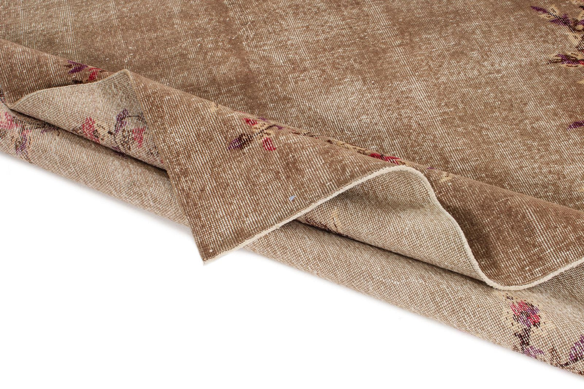 6x9 Brown and Multicolor Modern Contemporary Rug