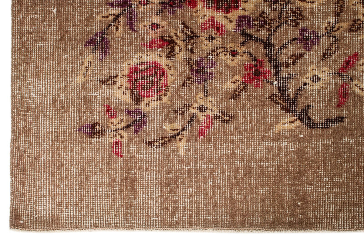 6x9 Brown and Multicolor Modern Contemporary Rug