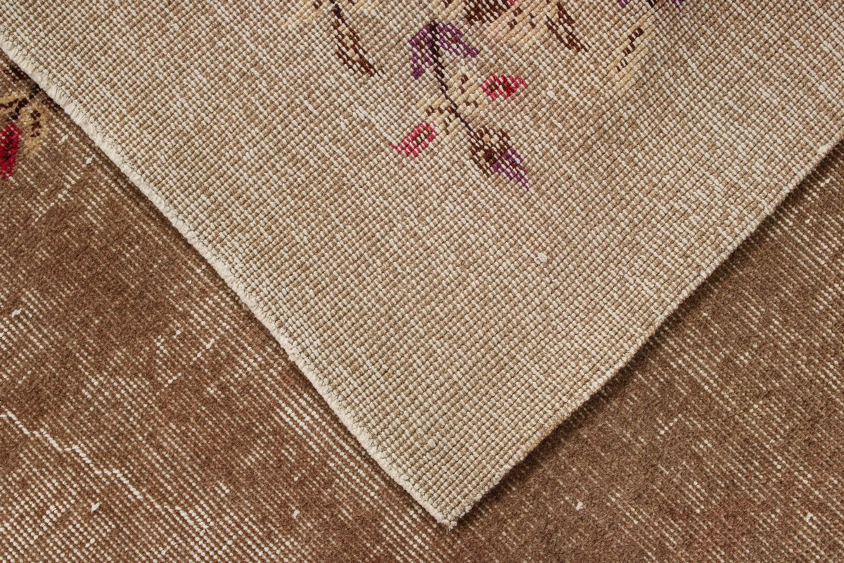 6x9 Brown and Multicolor Modern Contemporary Rug