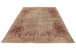 6x9 Brown and Multicolor Modern Contemporary Rug