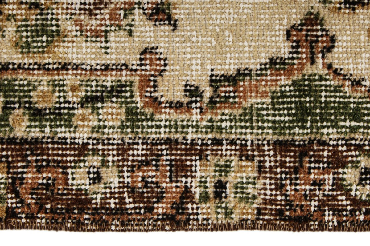 6x10 Beige and Multicolor Modern Contemporary Rug