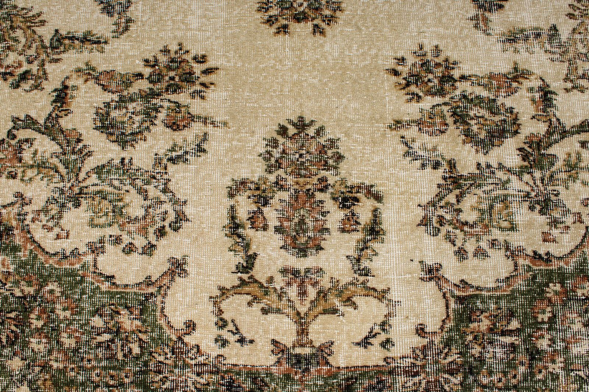 6x10 Beige and Multicolor Modern Contemporary Rug