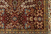 6x8 Red and IvoryTurkish Silk Rug