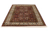 6x8 Red and IvoryTurkish Silk Rug