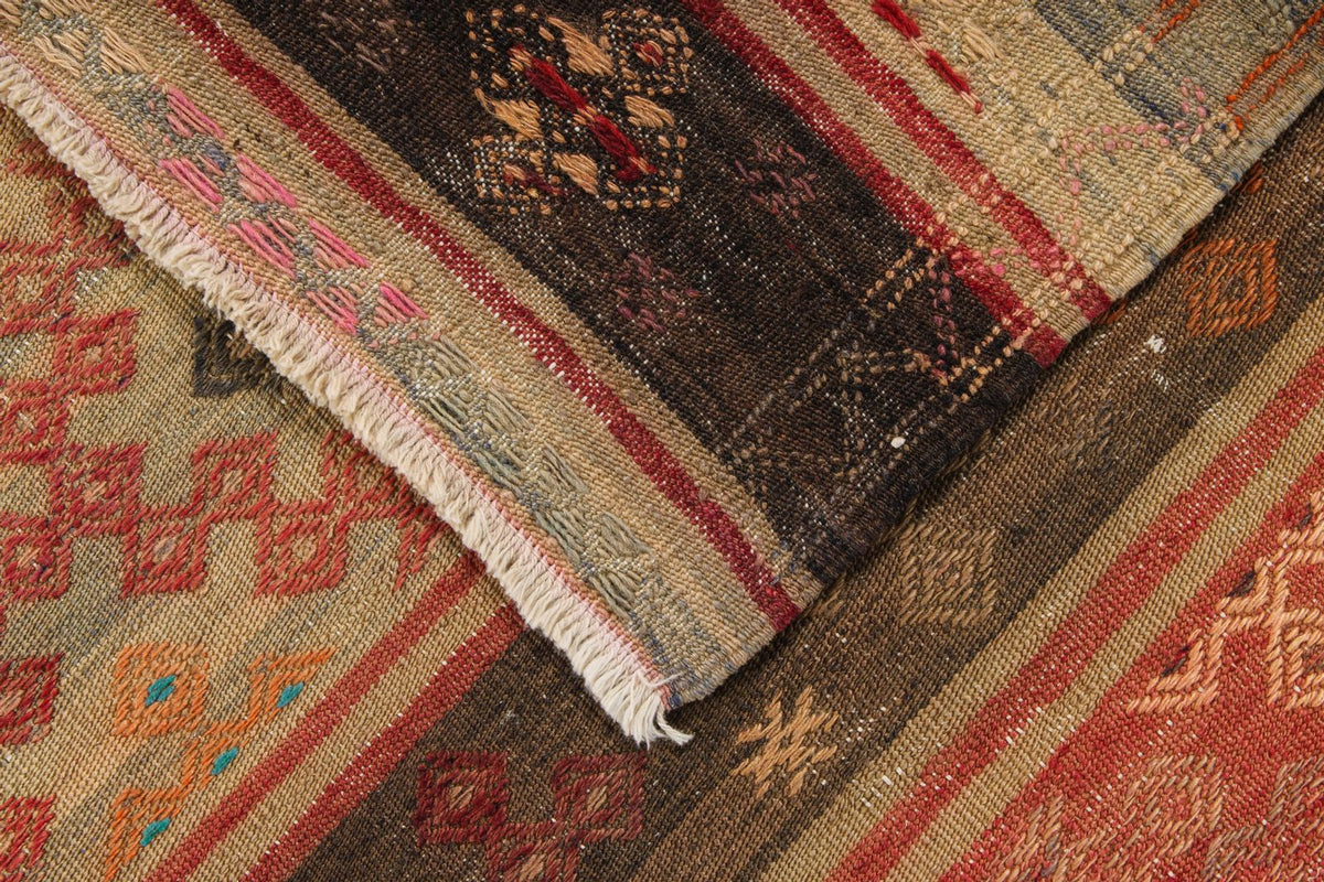 5x9 Multicolor Turkish Tribal Rug