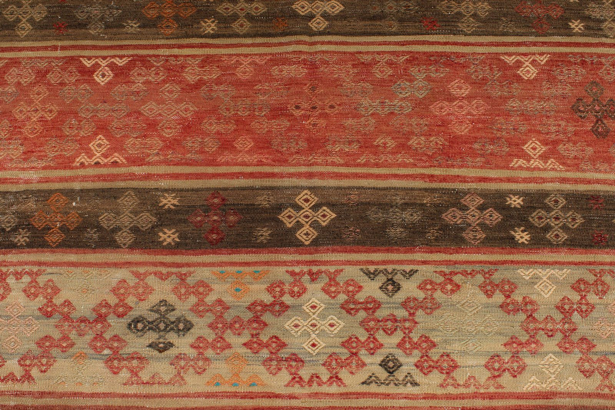 5x9 Multicolor Turkish Tribal Rug