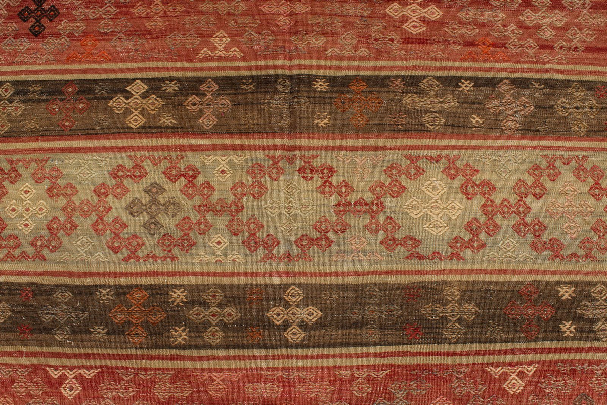 5x9 Multicolor Turkish Tribal Rug