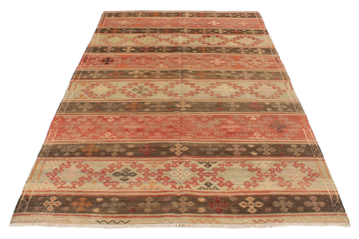5x9 Multicolor Turkish Tribal Rug