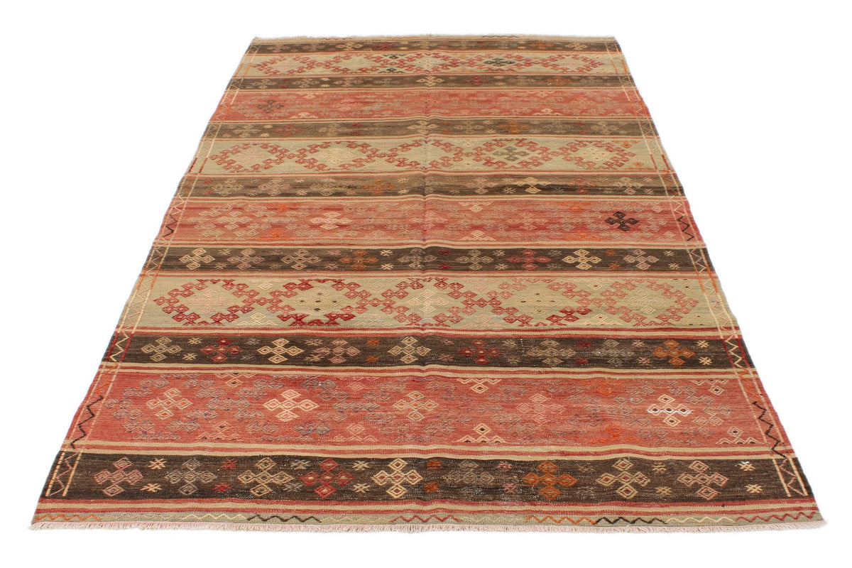 5x9 Multicolor Turkish Tribal Rug