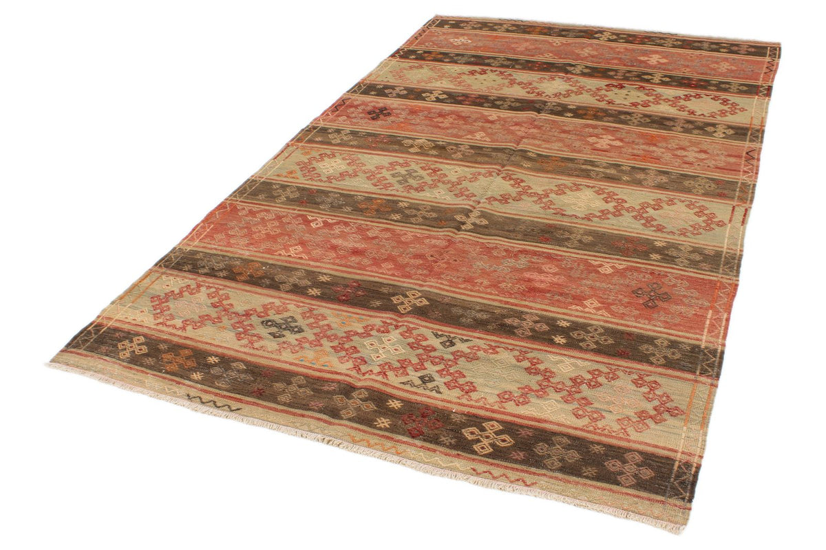 5x9 Multicolor Turkish Tribal Rug