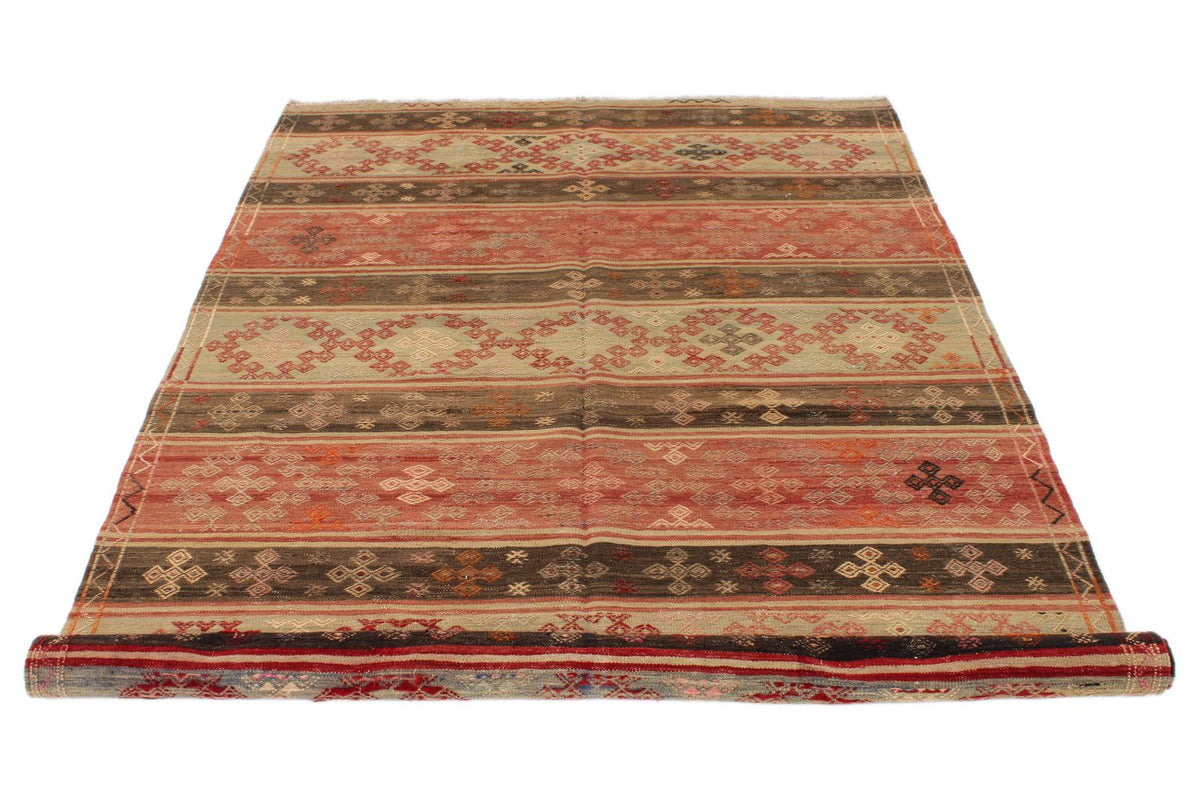 5x9 Multicolor Turkish Tribal Rug