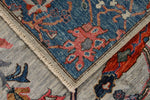 9x12 Gray and Blue Anatolian Traditional Rug