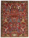 9x12 Red and Multicolor Anatolian Traditional Rug