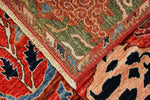 9x12 Red and Multicolor Anatolian Traditional Rug