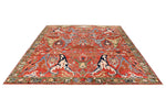 9x12 Red and Multicolor Anatolian Traditional Rug