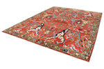 9x12 Red and Multicolor Anatolian Traditional Rug