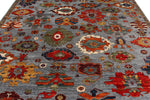 9x12 Gray and Multicolor Anatolian Traditional Rug