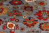 9x12 Gray and Multicolor Anatolian Traditional Rug