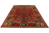 10x13 Red and Multicolor Turkish Oushak Rug