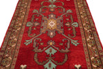 5x11 Burgundy and Multicolor Anatolian Turkish Tribal Runner