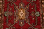 5x11 Burgundy and Multicolor Anatolian Turkish Tribal Runner