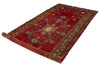 5x11 Burgundy and Multicolor Anatolian Turkish Tribal Runner