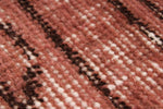 7x10 Rust and Pink Turkish Patchwork Rug