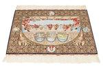 2x3 Multicolor Turkish Silk Rug